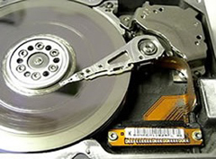 The Head continues to scratch the rest of the Hard Disk Drive Platter's surface.