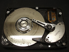Don't use Data Recovery Software on a Hard Drive without checking if the Head is grinding away the internal Hard Disk Platter.